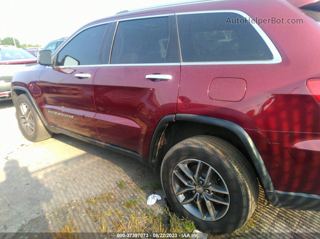 2017 Jeep Grand Cherokee Limited Burgundy vin: 1C4RJFBG9HC648559