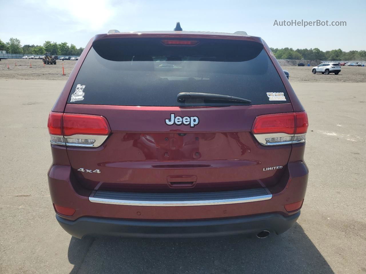 2019 Jeep Grand Cherokee Limited Red vin: 1C4RJFBG9KC555628