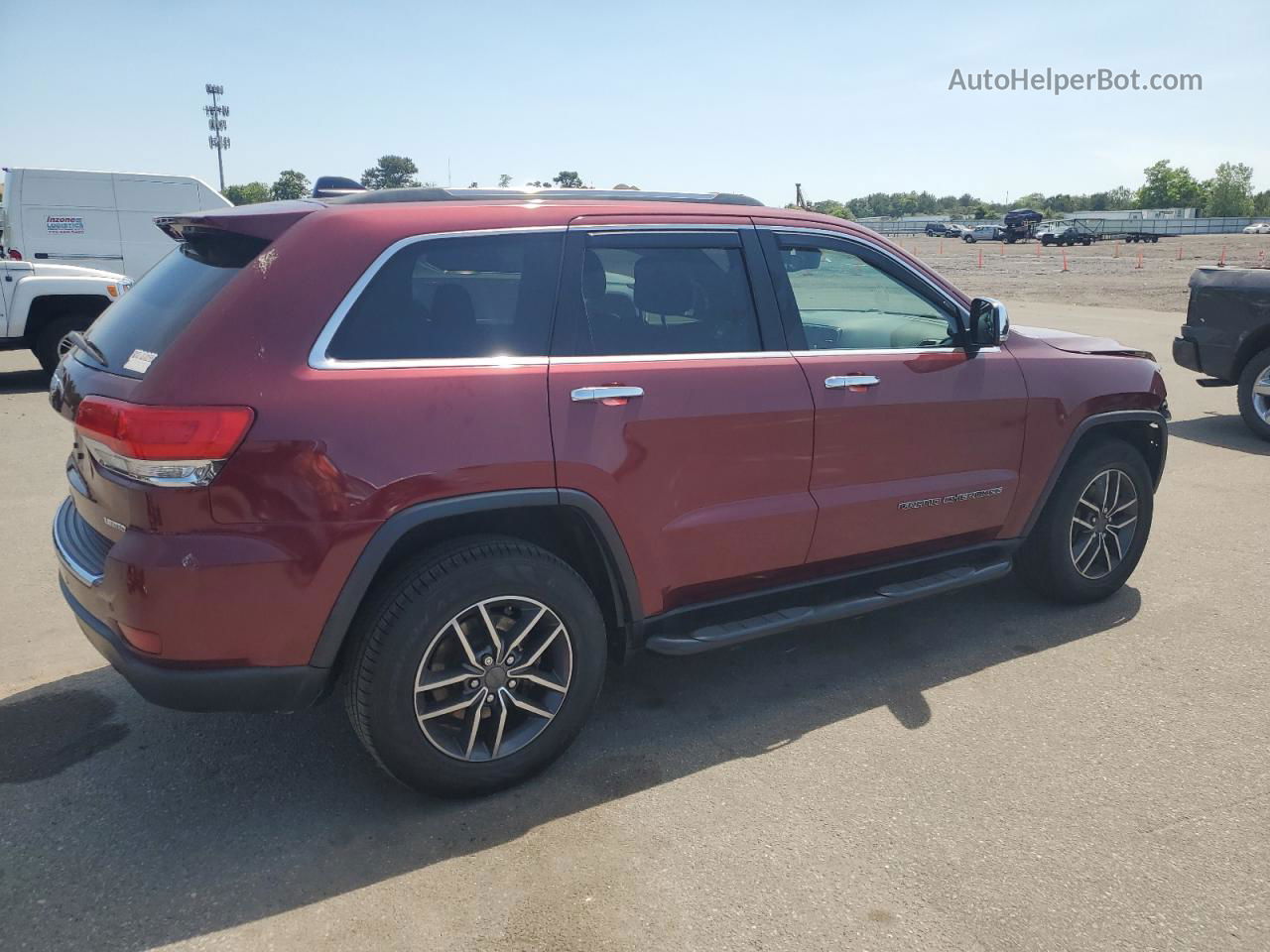 2019 Jeep Grand Cherokee Limited Red vin: 1C4RJFBG9KC555628