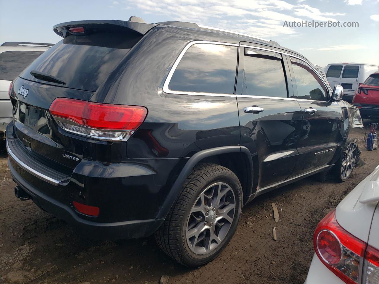 2019 Jeep Grand Cherokee Limited Черный vin: 1C4RJFBG9KC611177