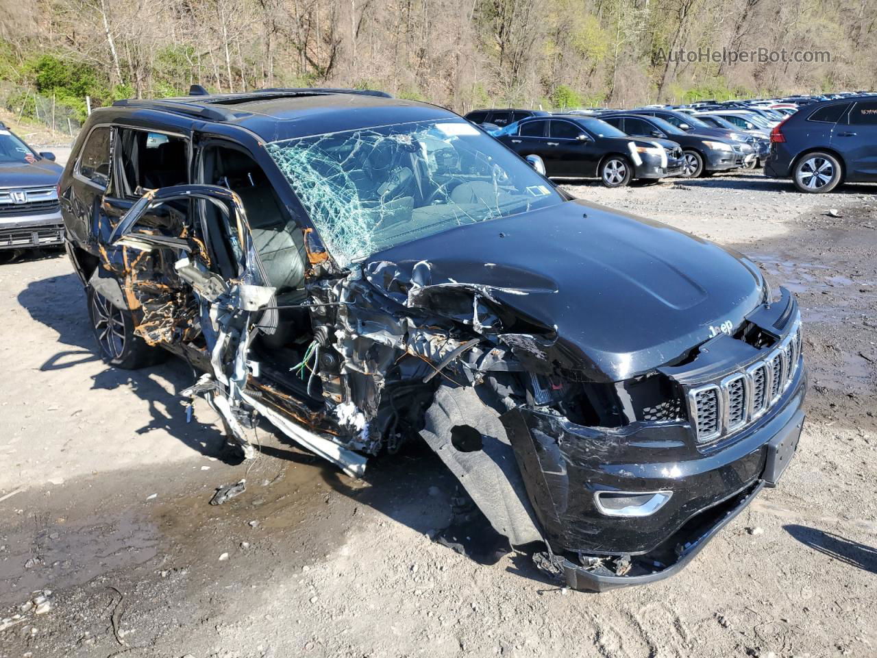 2019 Jeep Grand Cherokee Limited Black vin: 1C4RJFBG9KC627685