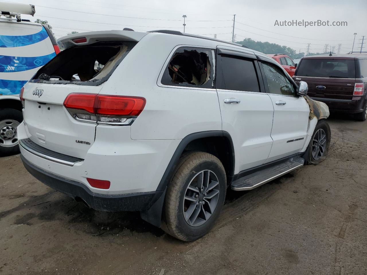 2019 Jeep Grand Cherokee Limited Белый vin: 1C4RJFBG9KC666907