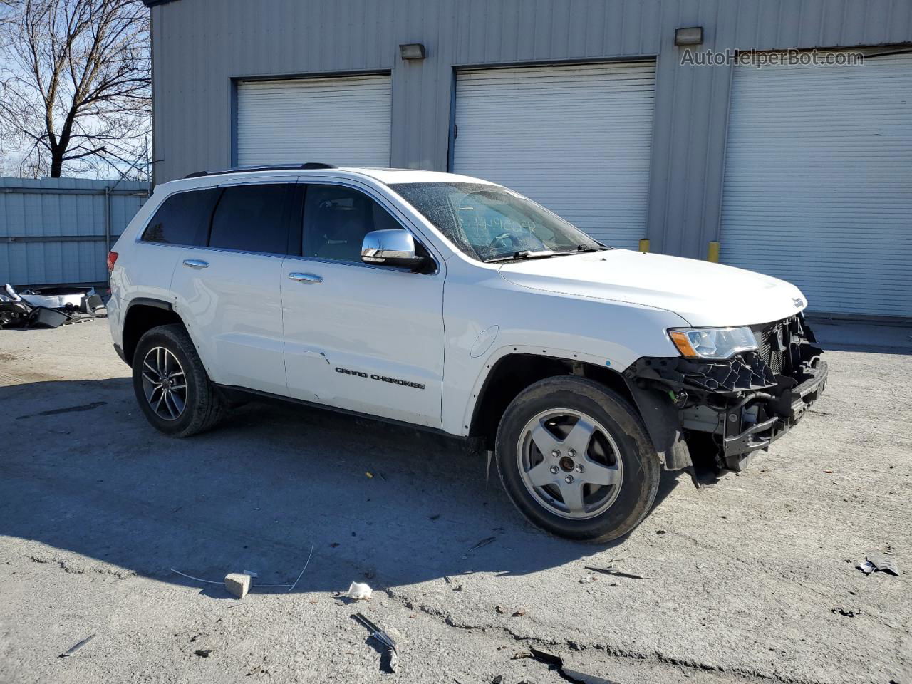 2019 Jeep Grand Cherokee Limited White vin: 1C4RJFBG9KC697316