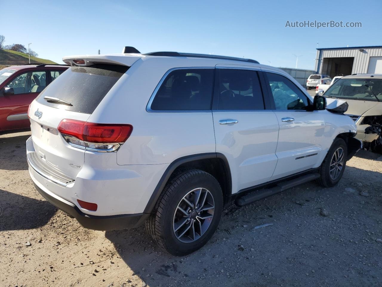 2019 Jeep Grand Cherokee Limited White vin: 1C4RJFBG9KC766196