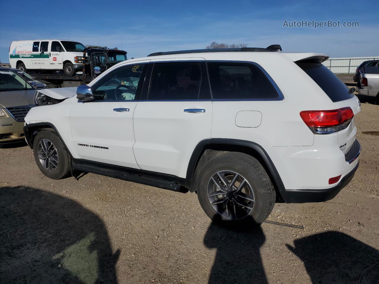 2019 Jeep Grand Cherokee Limited White vin: 1C4RJFBG9KC766196