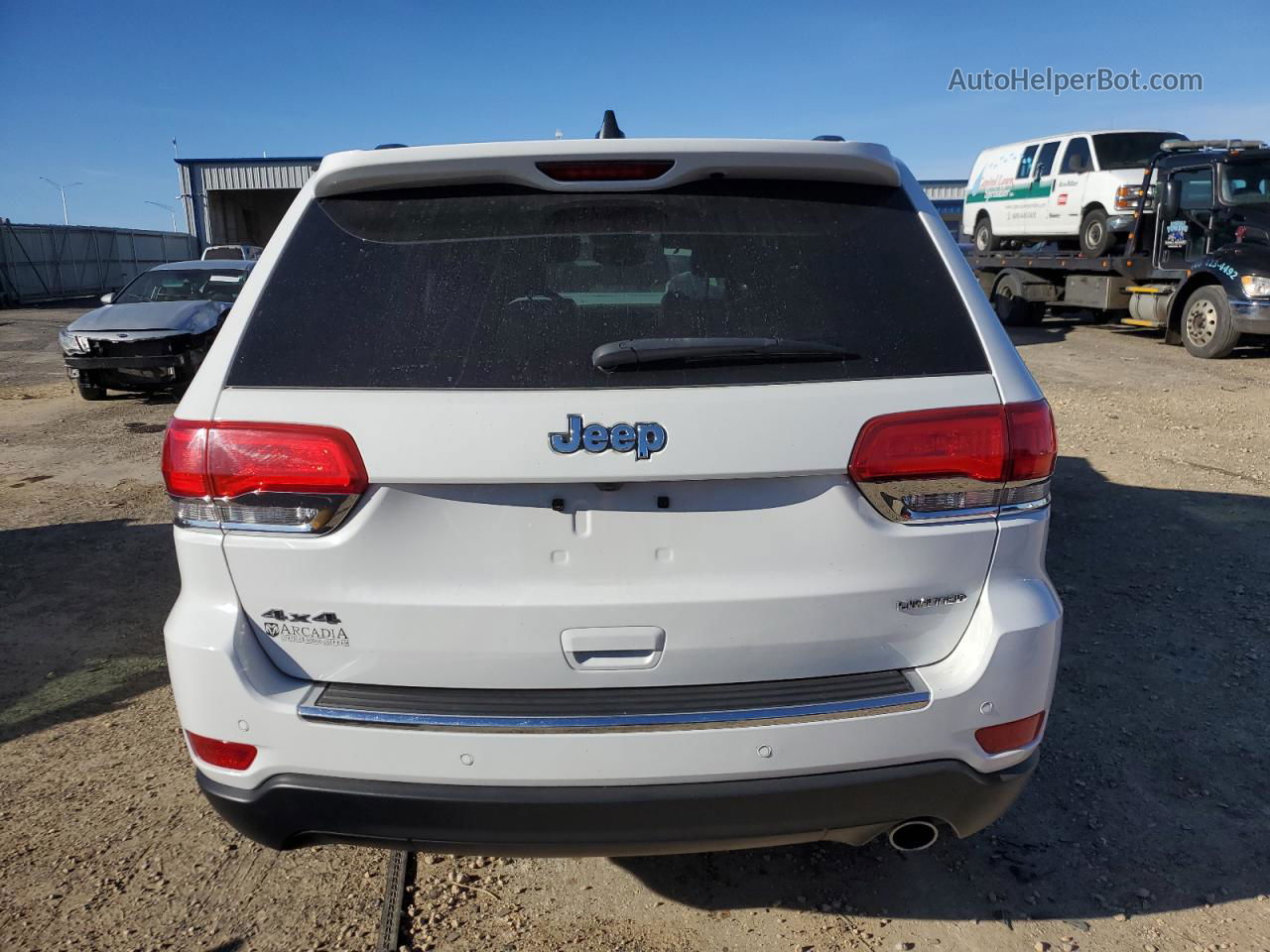 2019 Jeep Grand Cherokee Limited White vin: 1C4RJFBG9KC766196