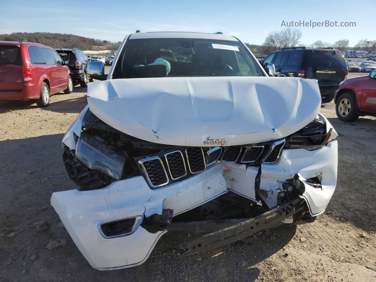 2019 Jeep Grand Cherokee Limited White vin: 1C4RJFBG9KC766196