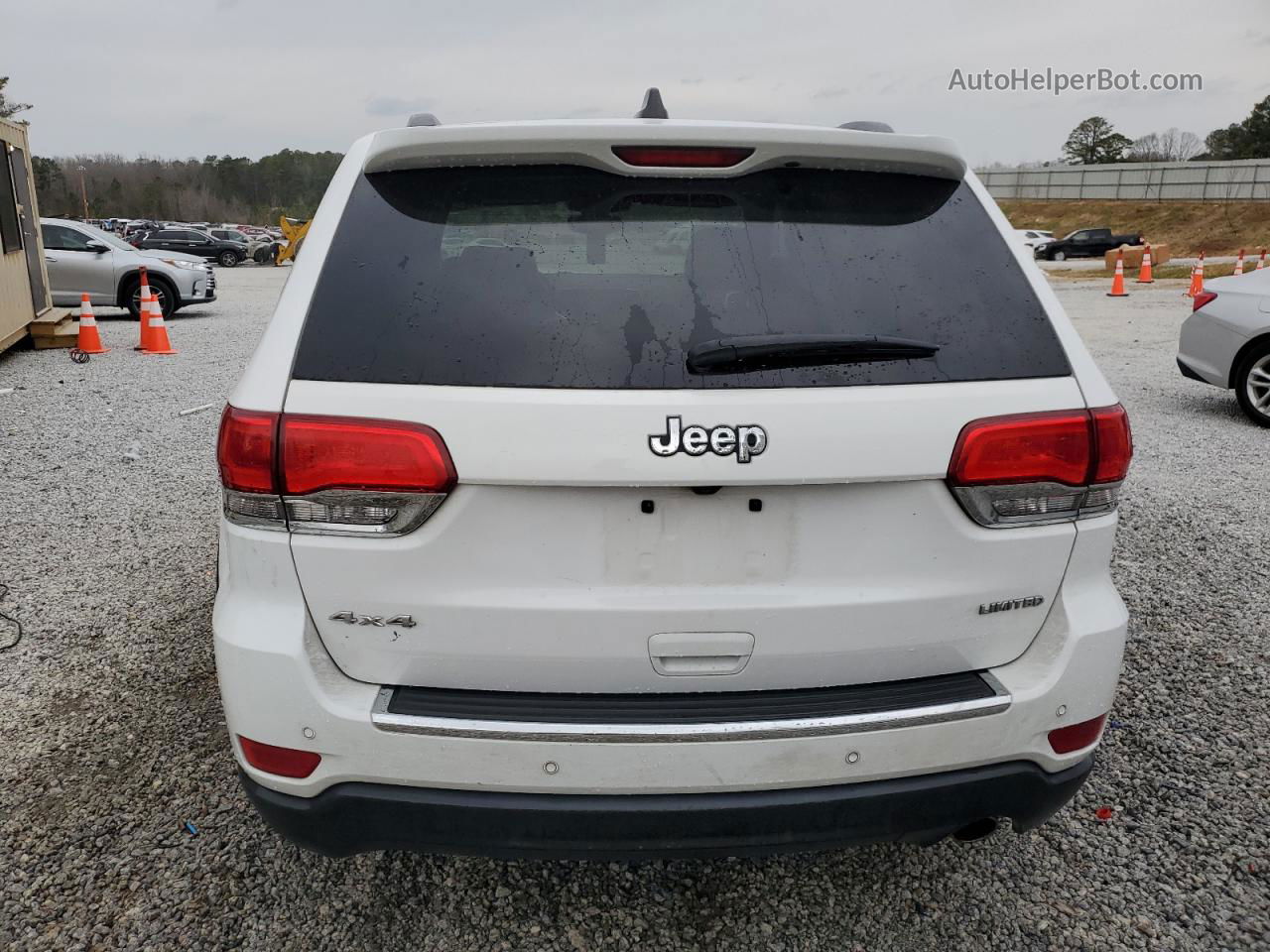 2019 Jeep Grand Cherokee Limited White vin: 1C4RJFBG9KC841608