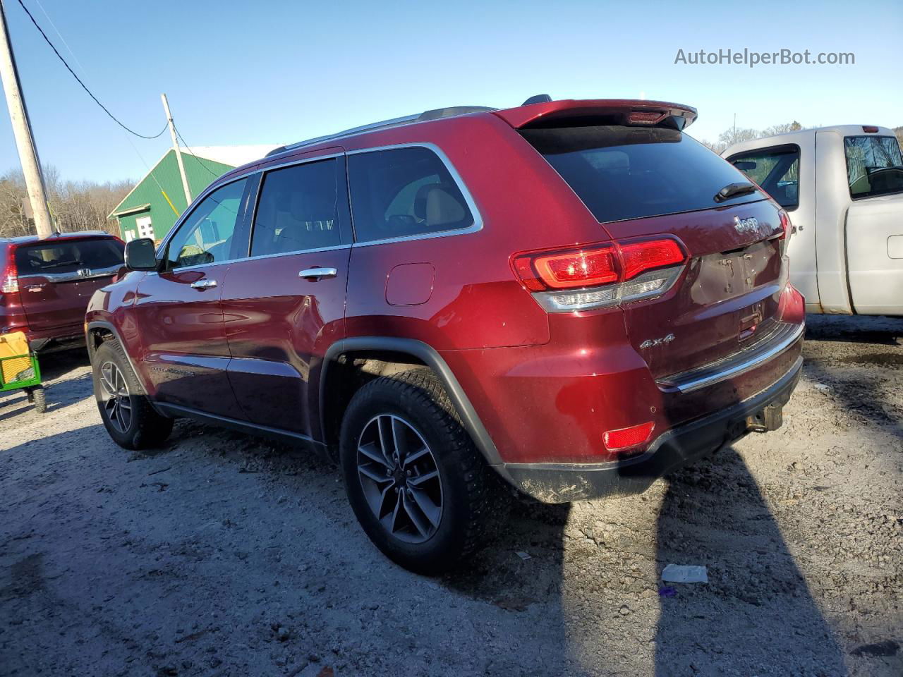 2021 Jeep Grand Cherokee Limited Red vin: 1C4RJFBG9MC512622
