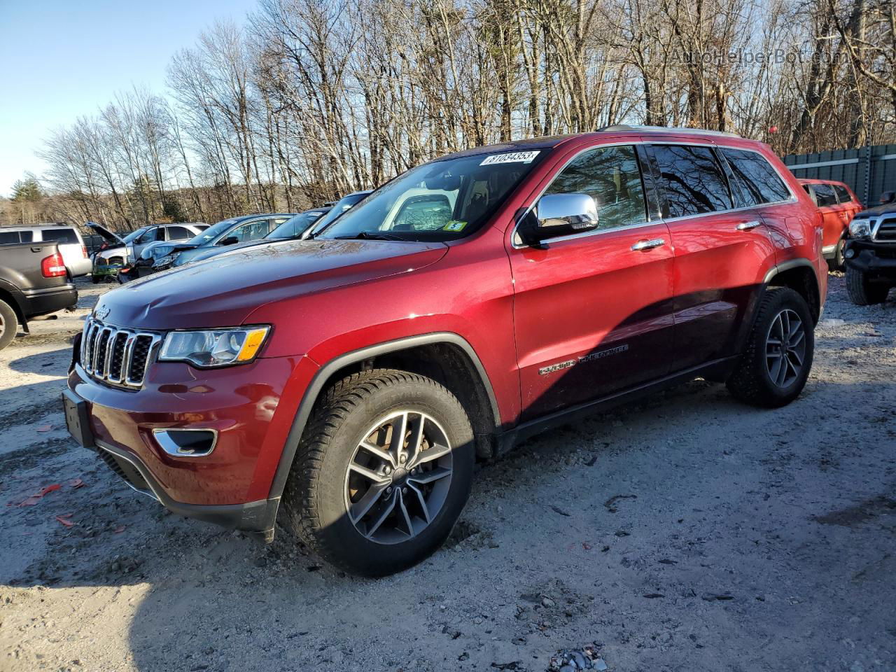 2021 Jeep Grand Cherokee Limited Red vin: 1C4RJFBG9MC512622