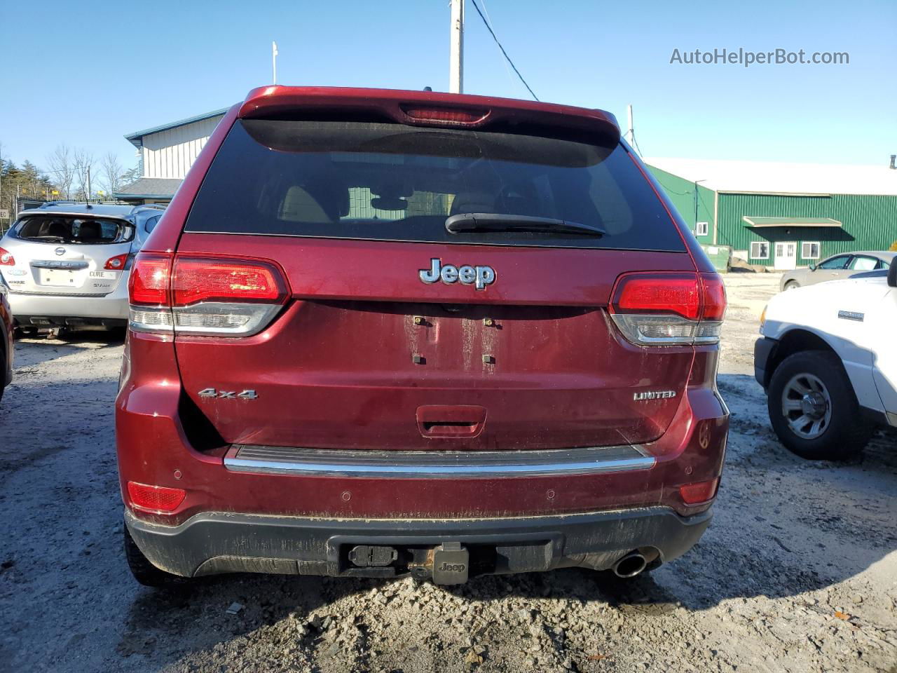 2021 Jeep Grand Cherokee Limited Red vin: 1C4RJFBG9MC512622