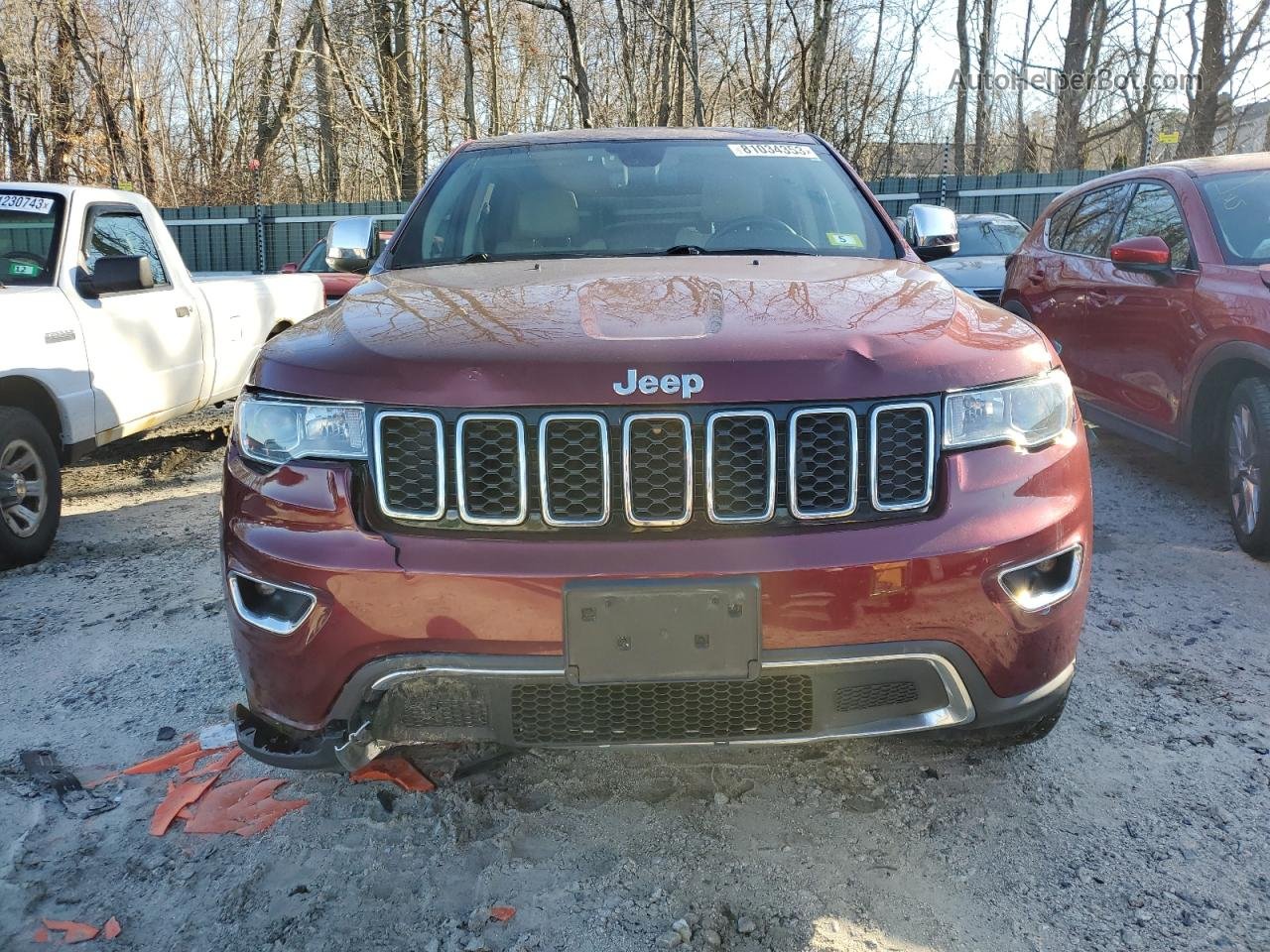 2021 Jeep Grand Cherokee Limited Red vin: 1C4RJFBG9MC512622