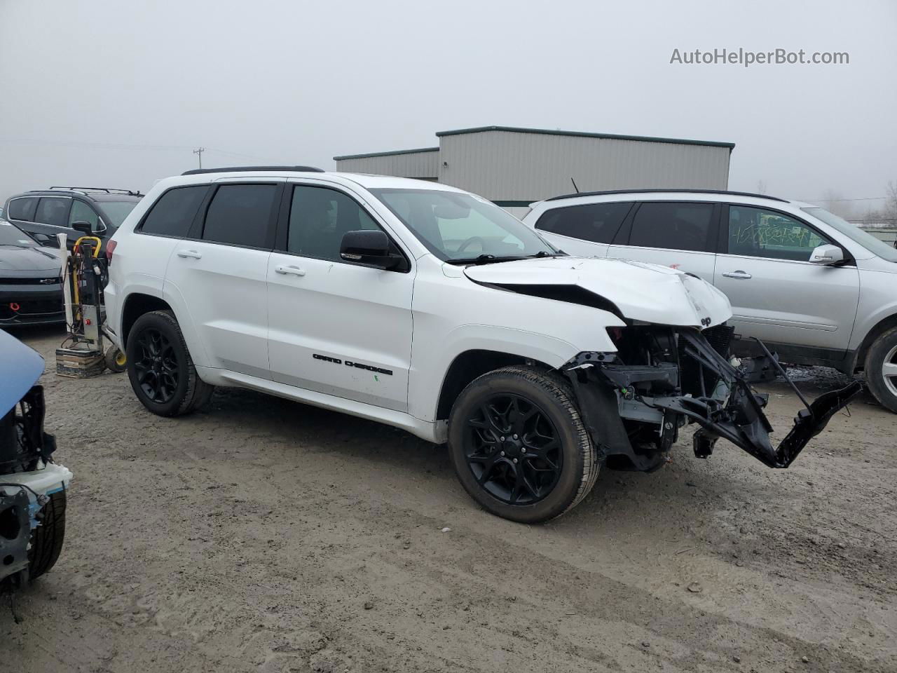 2021 Jeep Grand Cherokee Limited White vin: 1C4RJFBG9MC668451