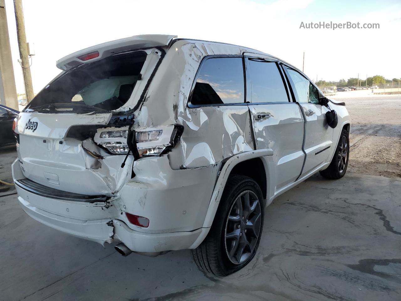 2021 Jeep Grand Cherokee Limited White vin: 1C4RJFBG9MC671270