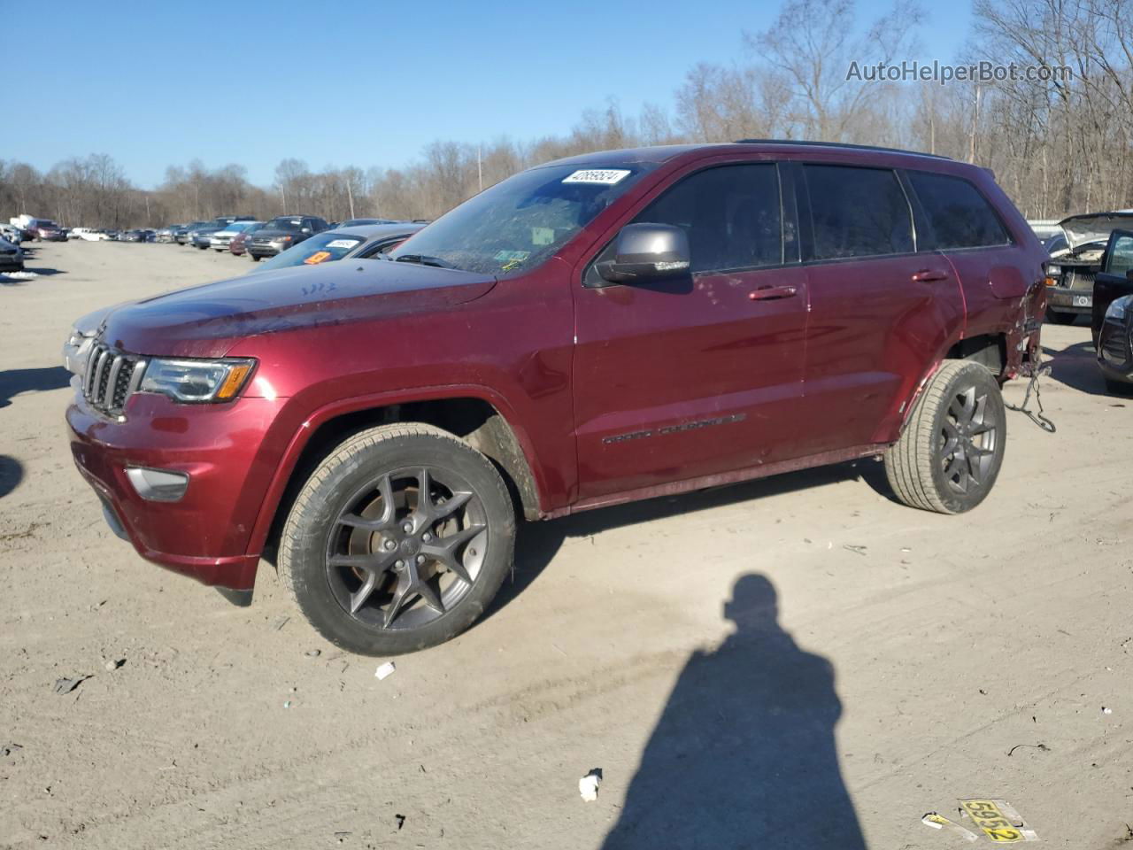 2021 Jeep Grand Cherokee Limited Burgundy vin: 1C4RJFBG9MC760093