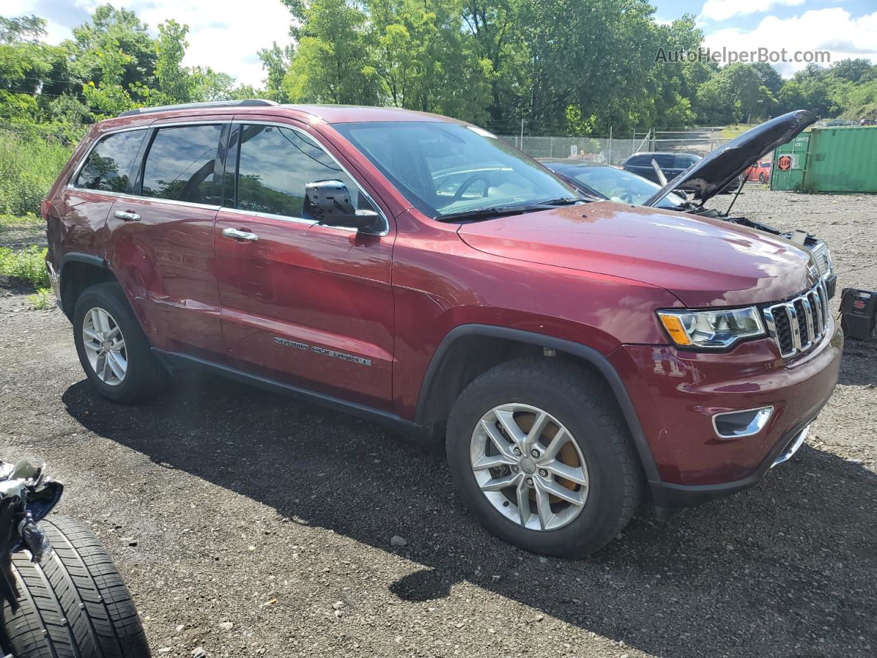 2021 Jeep Grand Cherokee Limited Burgundy vin: 1C4RJFBG9MC771479