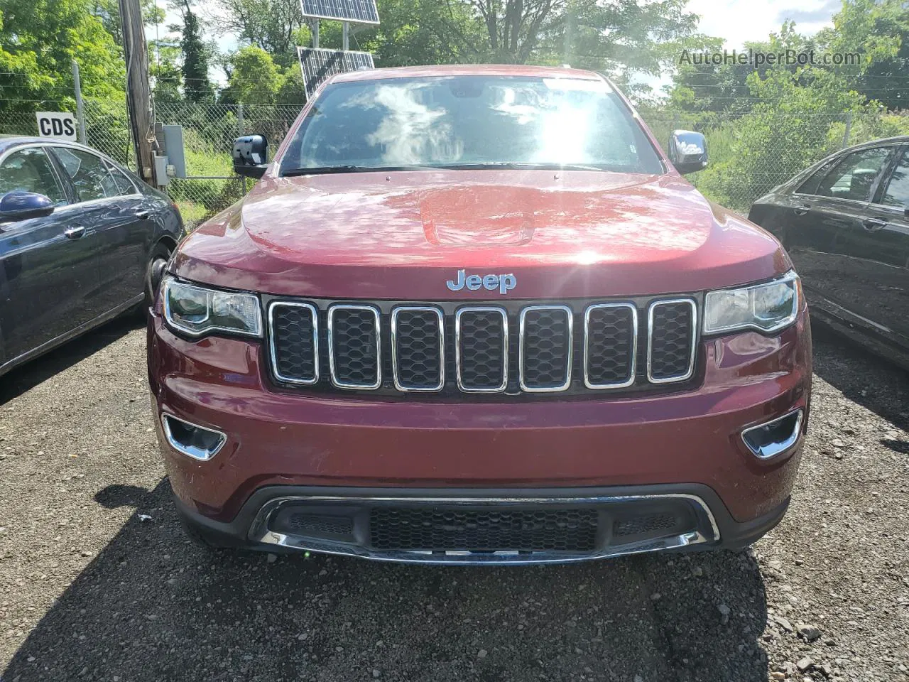 2021 Jeep Grand Cherokee Limited Burgundy vin: 1C4RJFBG9MC771479