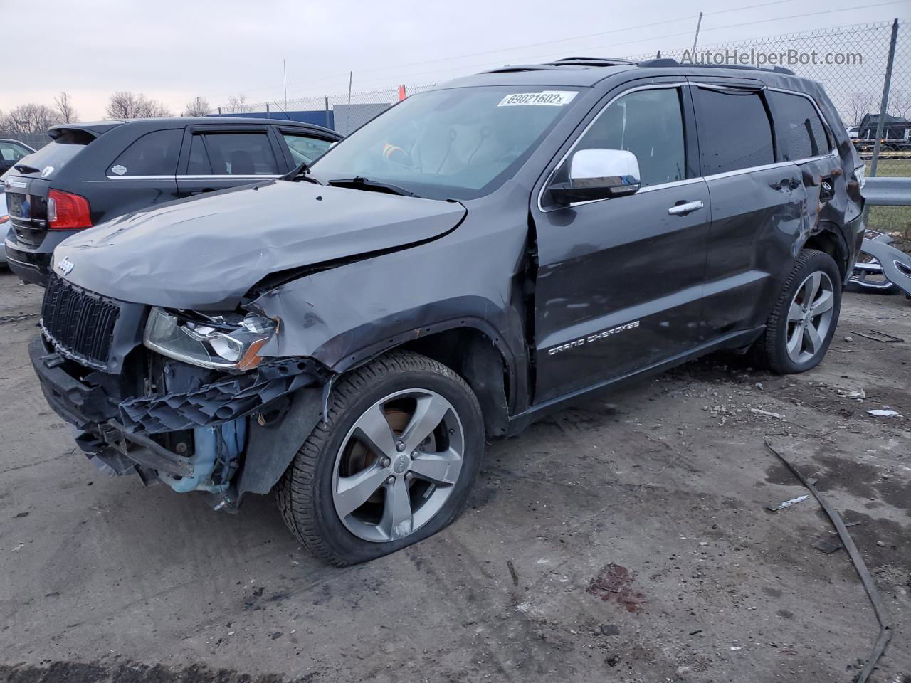 2014 Jeep Grand Cherokee Limited Gray vin: 1C4RJFBGXEC156635