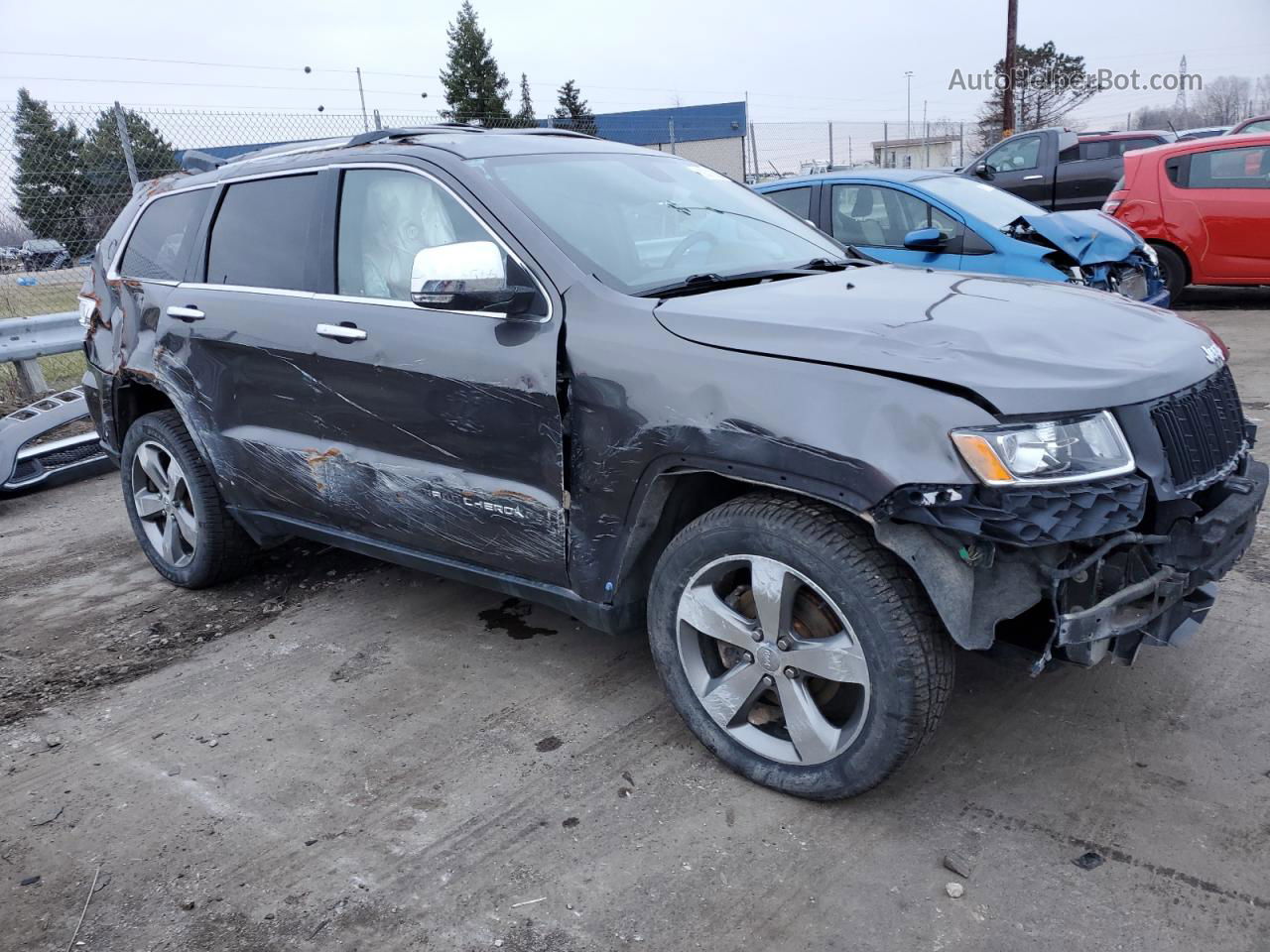 2014 Jeep Grand Cherokee Limited Gray vin: 1C4RJFBGXEC156635