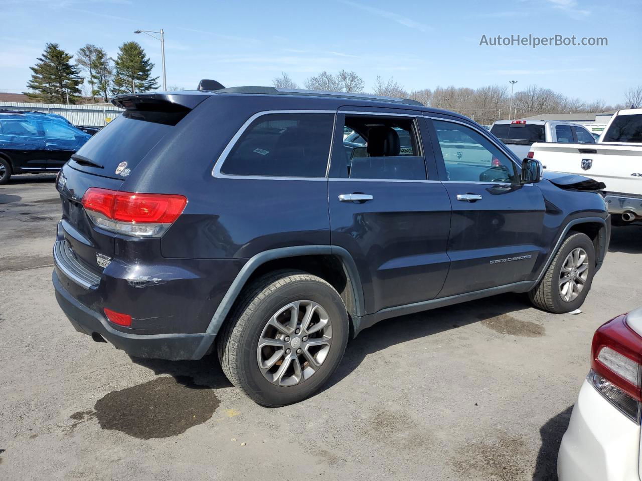 2014 Jeep Grand Cherokee Limited Gray vin: 1C4RJFBGXEC441111