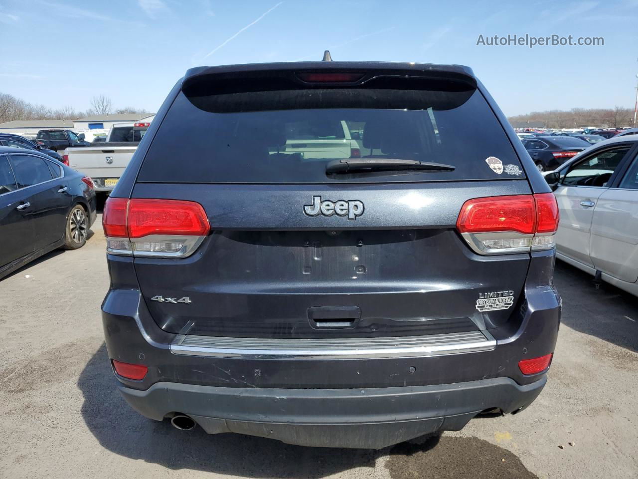 2014 Jeep Grand Cherokee Limited Gray vin: 1C4RJFBGXEC441111