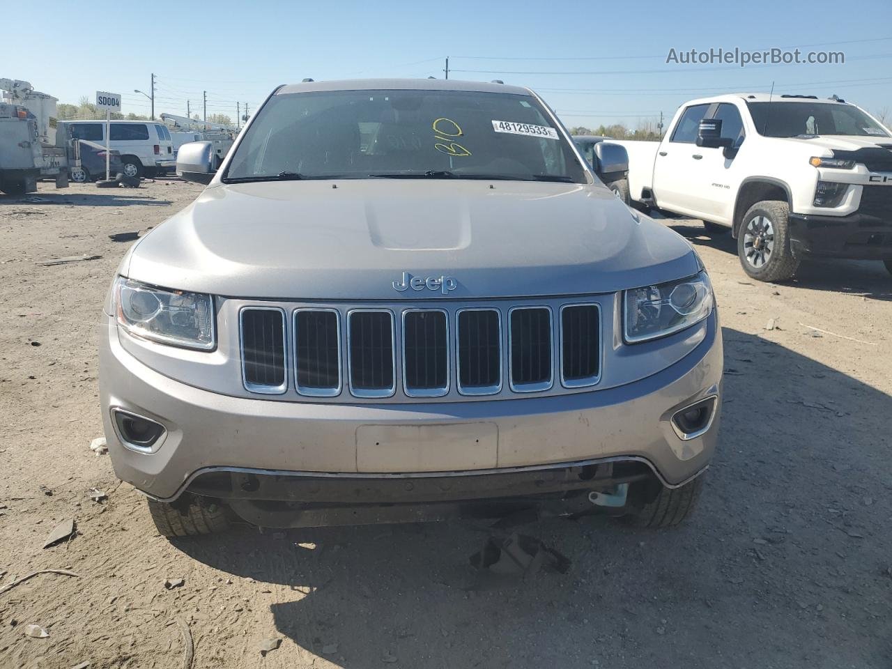2014 Jeep Grand Cherokee Limited Silver vin: 1C4RJFBGXEC478353