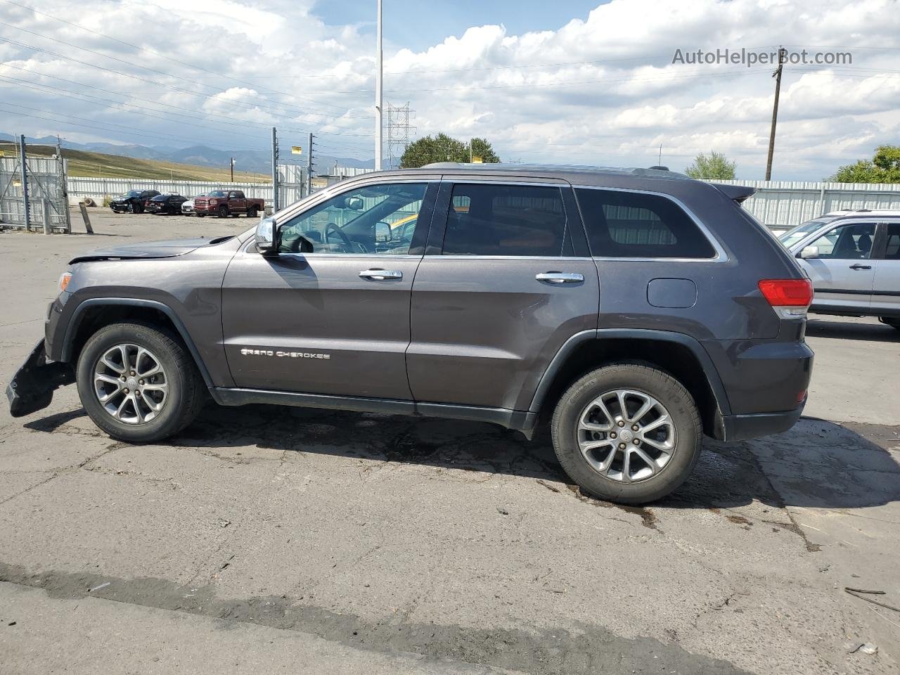 2014 Jeep Grand Cherokee Limited Gray vin: 1C4RJFBGXEC519094