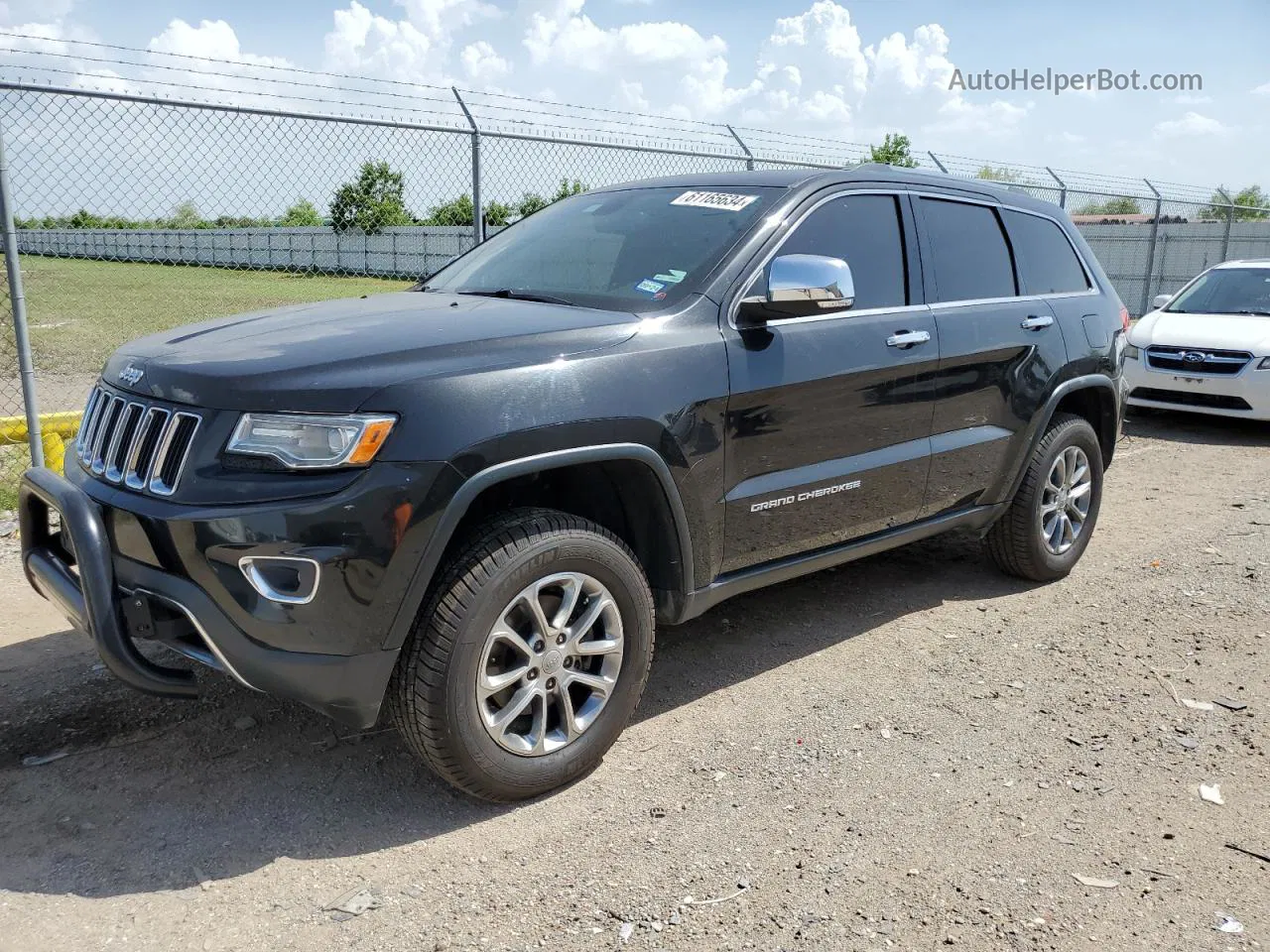 2014 Jeep Grand Cherokee Limited Black vin: 1C4RJFBGXEC580509