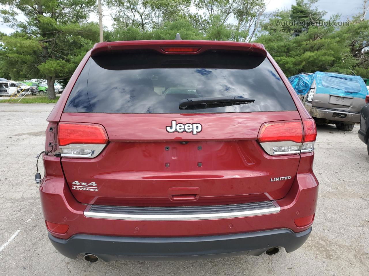 2014 Jeep Grand Cherokee Limited Red vin: 1C4RJFBGXEC589274