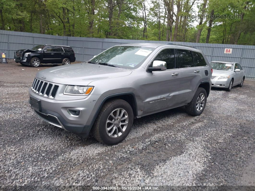 2015 Jeep Grand Cherokee Limited Silver vin: 1C4RJFBGXFC123149