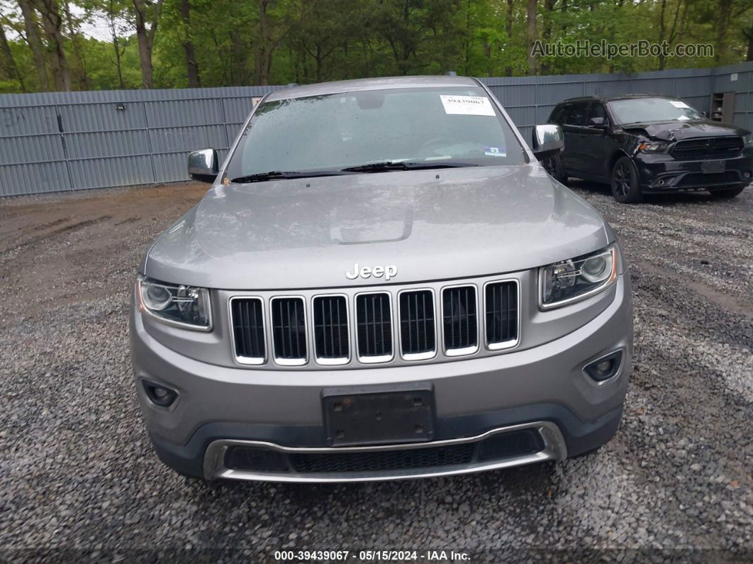 2015 Jeep Grand Cherokee Limited Silver vin: 1C4RJFBGXFC123149