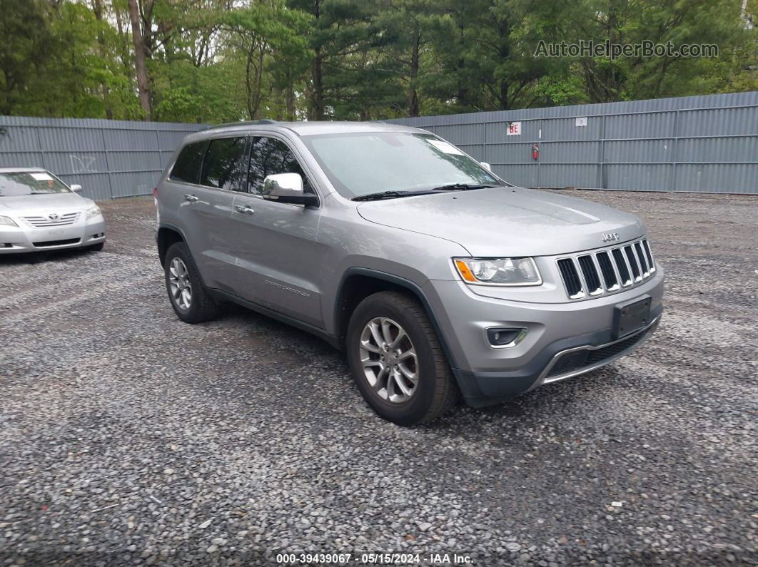 2015 Jeep Grand Cherokee Limited Silver vin: 1C4RJFBGXFC123149