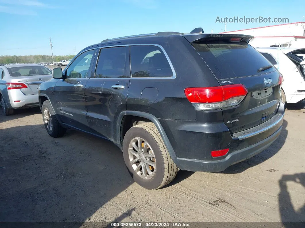 2015 Jeep Grand Cherokee Limited Black vin: 1C4RJFBGXFC189975