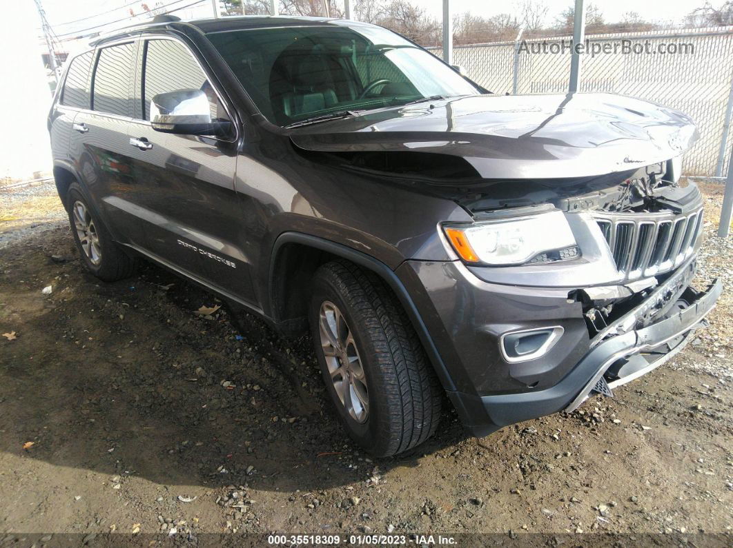 2015 Jeep Grand Cherokee Limited Gray vin: 1C4RJFBGXFC738199