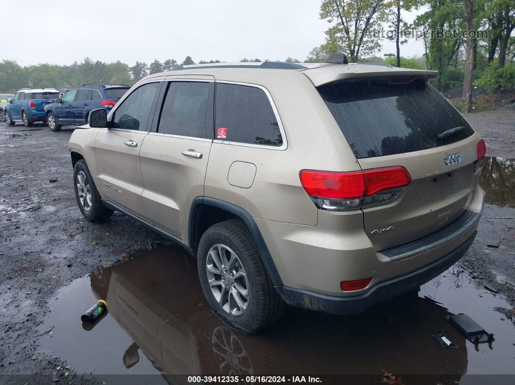 2015 Jeep Grand Cherokee Limited Золотой vin: 1C4RJFBGXFC955333