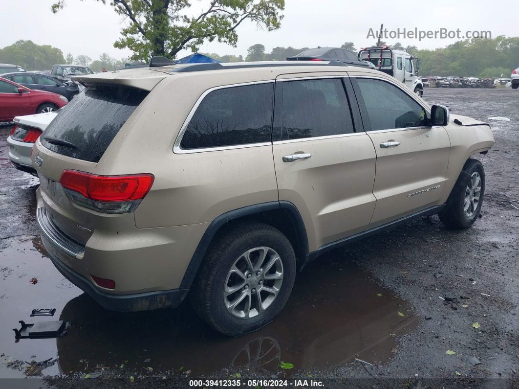 2015 Jeep Grand Cherokee Limited Gold vin: 1C4RJFBGXFC955333