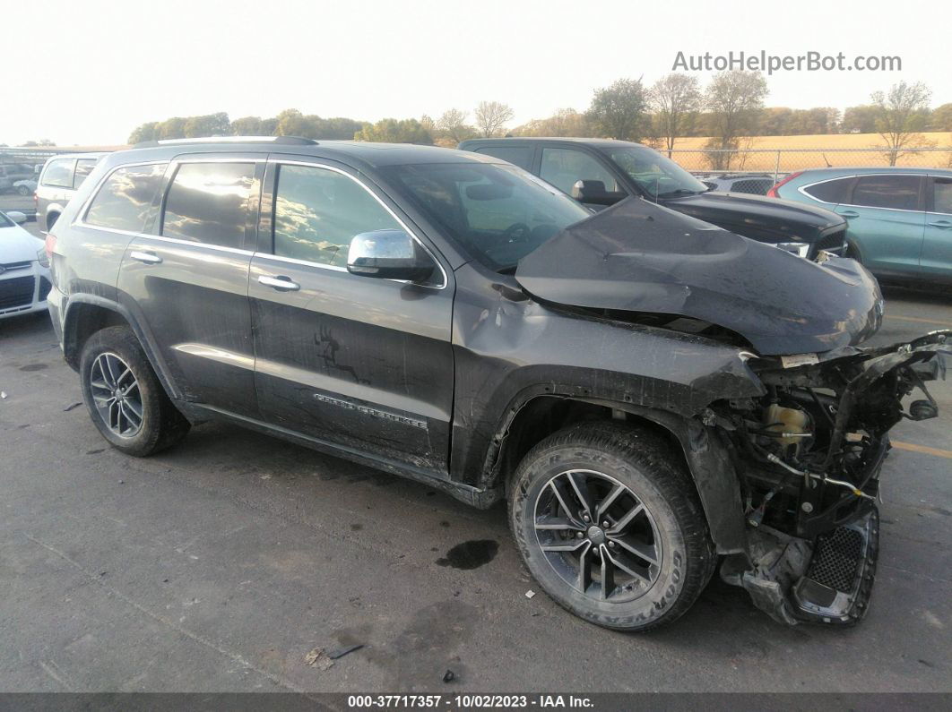 2017 Jeep Grand Cherokee Limited Gray vin: 1C4RJFBGXHC801157