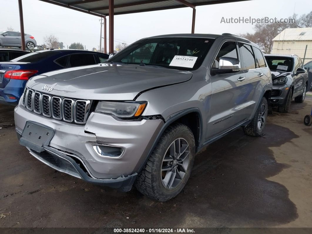 2017 Jeep Grand Cherokee Limited 4x4 Silver vin: 1C4RJFBGXHC872388