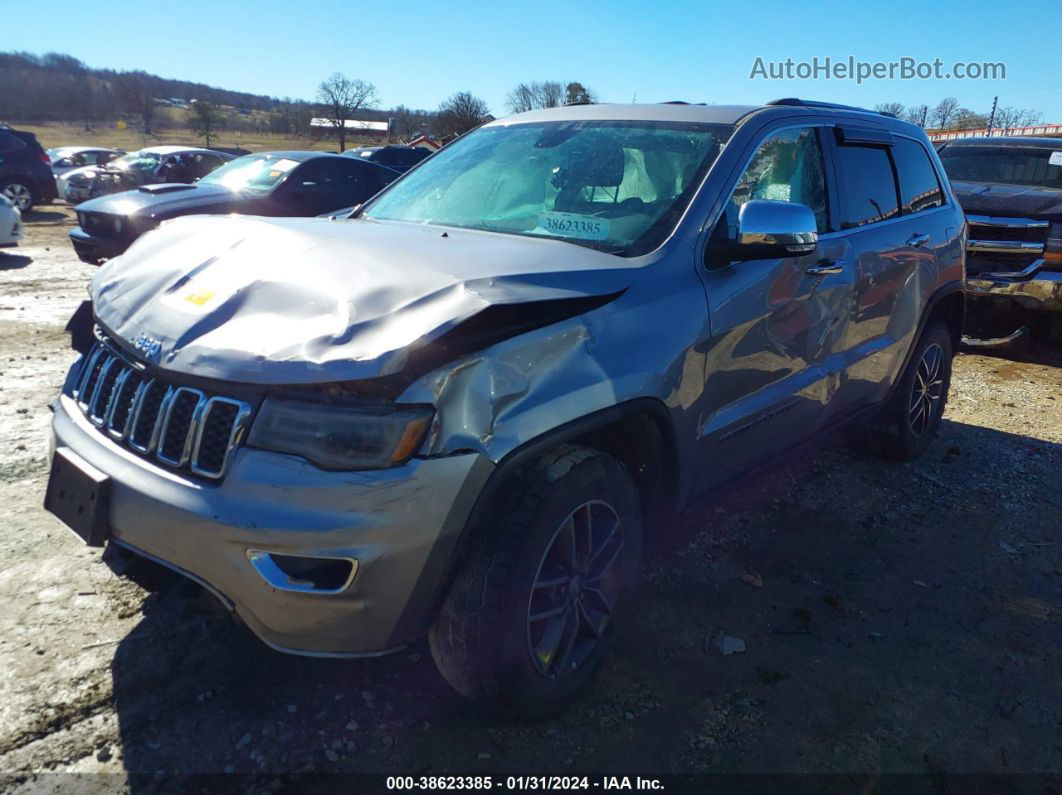 2017 Jeep Grand Cherokee Limited 4x4 Silver vin: 1C4RJFBGXHC918849