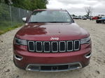 2019 Jeep Grand Cherokee Limited Maroon vin: 1C4RJFBGXKC579405