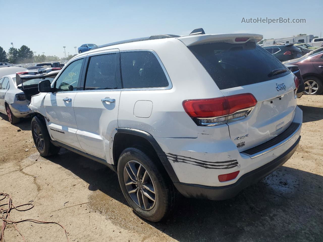 2019 Jeep Grand Cherokee Limited White vin: 1C4RJFBGXKC748855