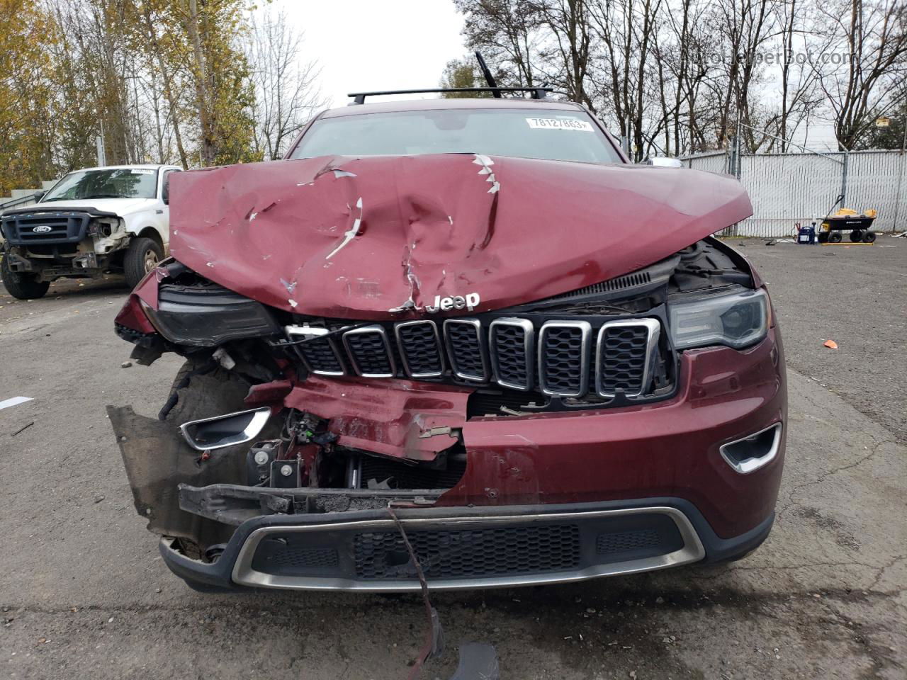 2019 Jeep Grand Cherokee Limited Burgundy vin: 1C4RJFBGXKC749326