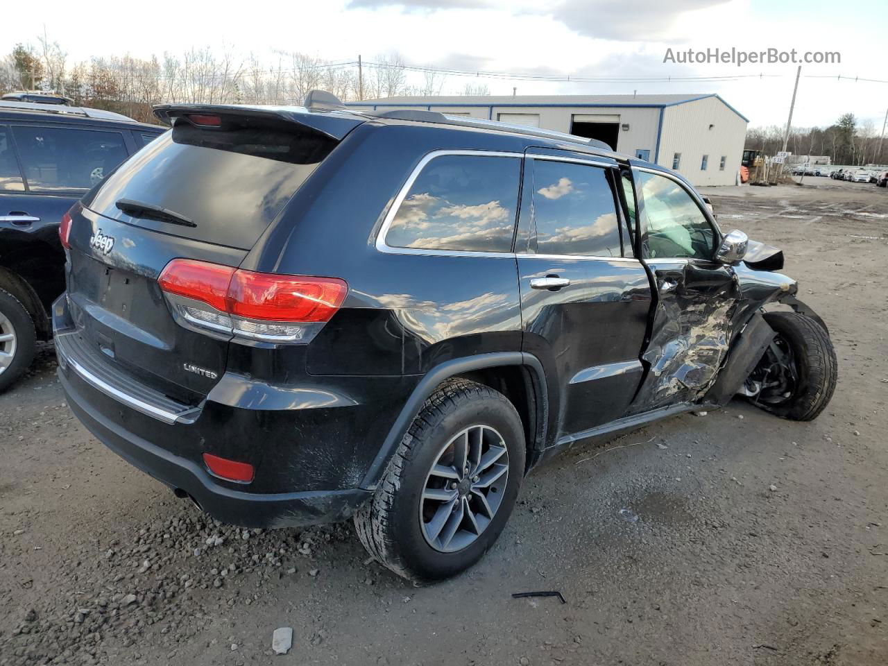 2019 Jeep Grand Cherokee Limited Черный vin: 1C4RJFBGXKC809346