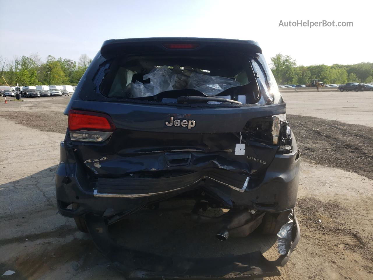 2021 Jeep Grand Cherokee Limited Синий vin: 1C4RJFBGXMC524925