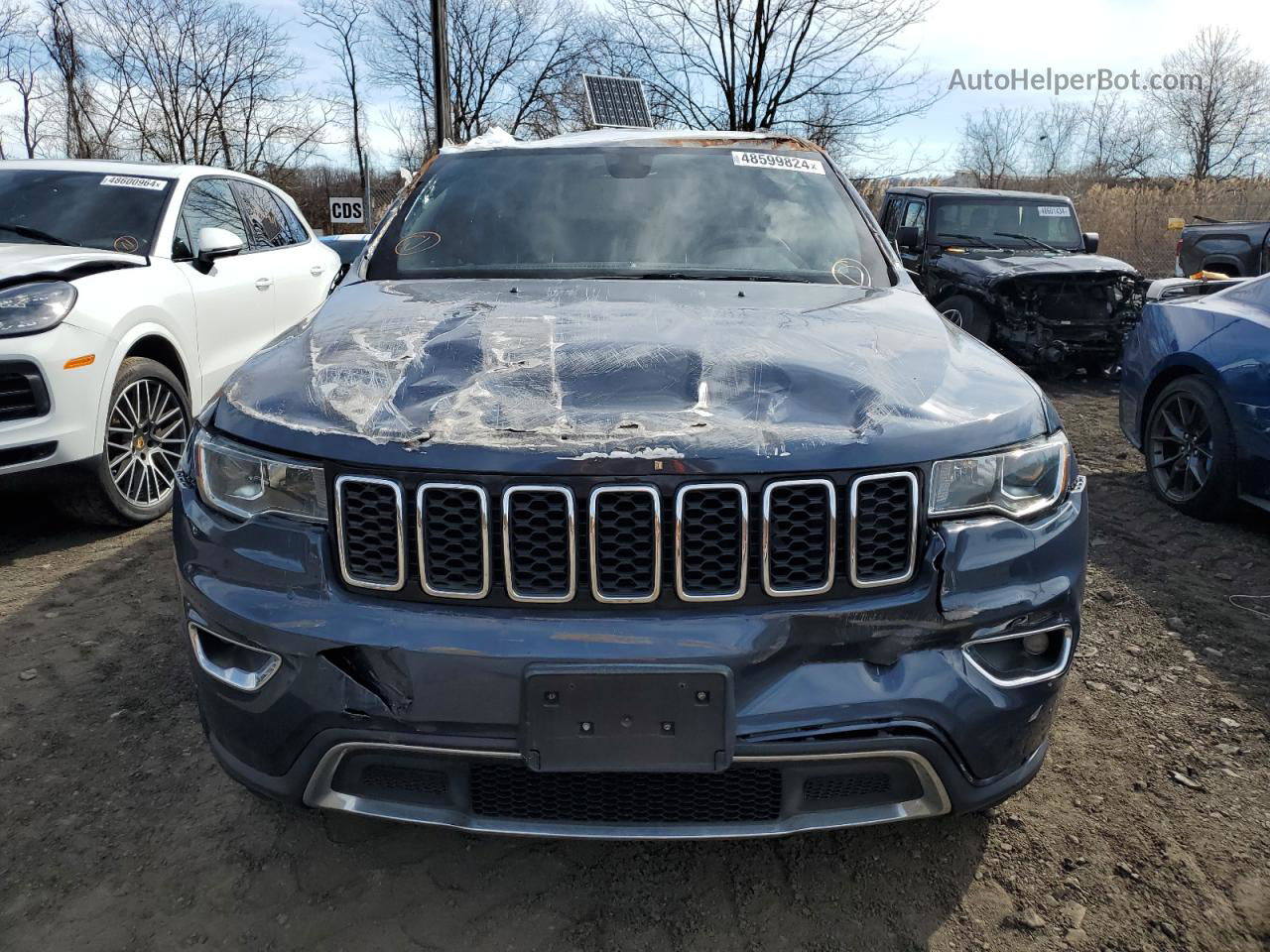 2021 Jeep Grand Cherokee Limited Blue vin: 1C4RJFBGXMC524925