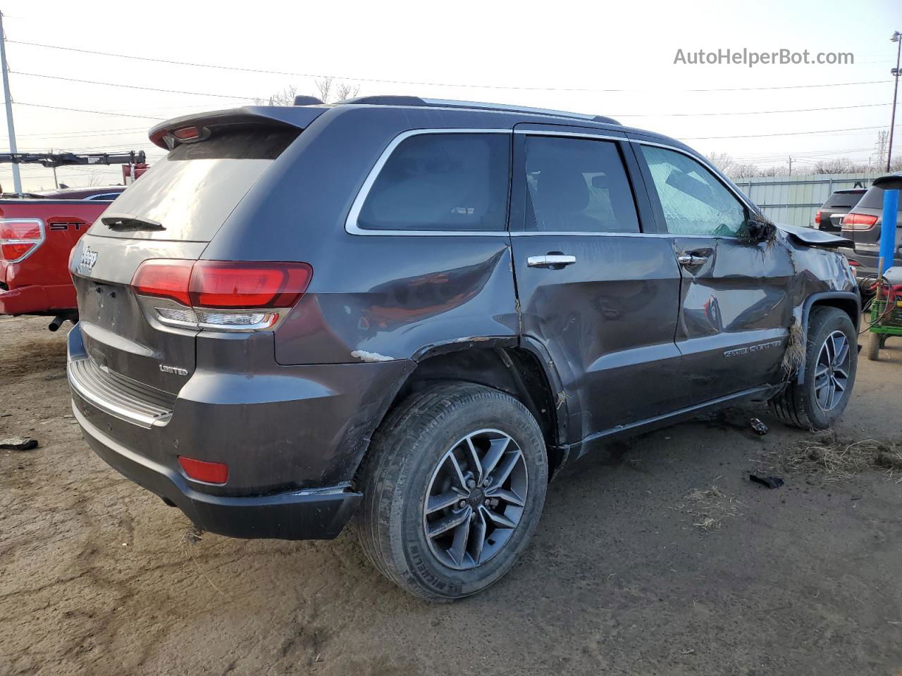2021 Jeep Grand Cherokee Limited Gray vin: 1C4RJFBGXMC534452