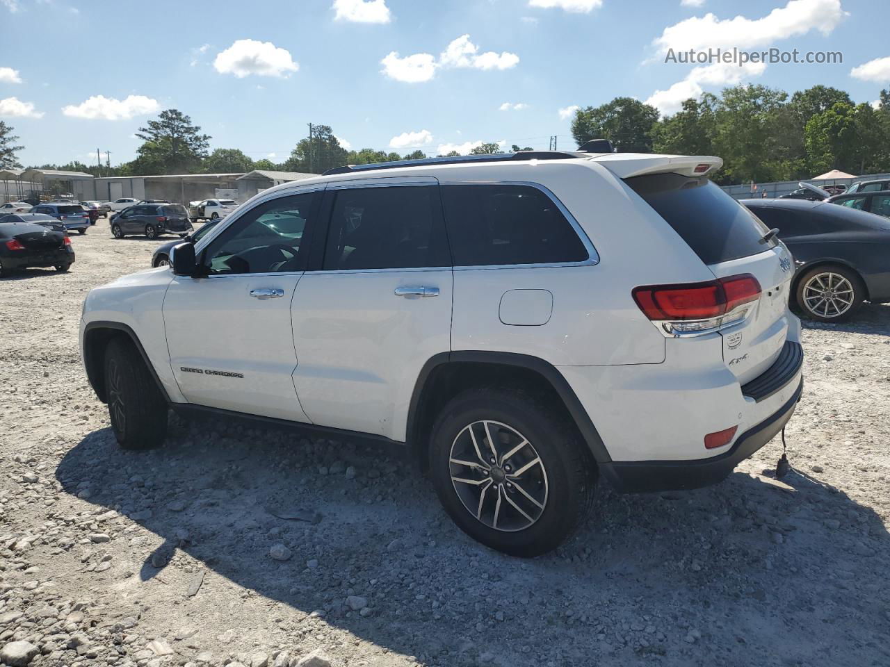 2021 Jeep Grand Cherokee Limited White vin: 1C4RJFBGXMC655322