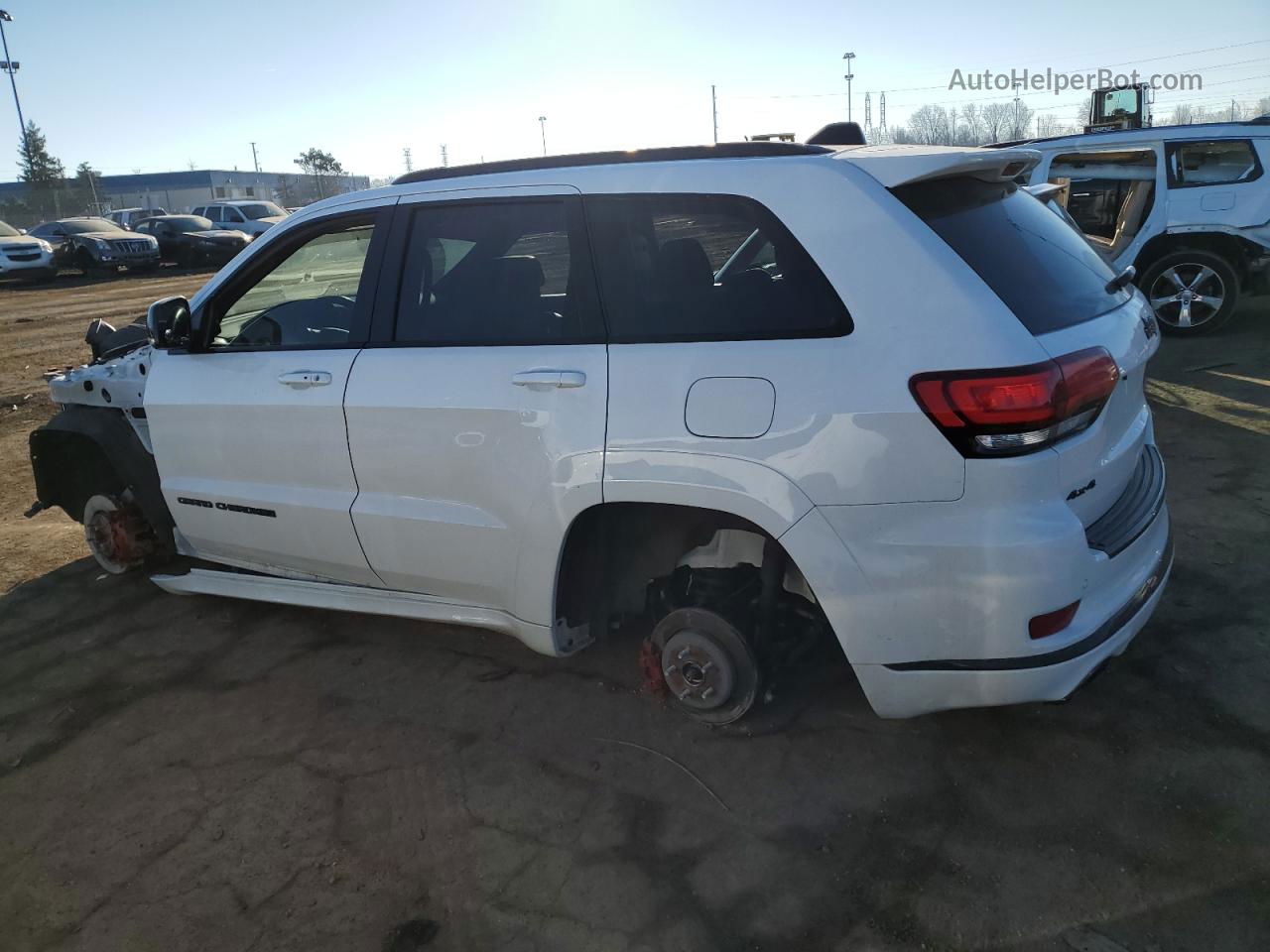 2021 Jeep Grand Cherokee Limited White vin: 1C4RJFBGXMC674324