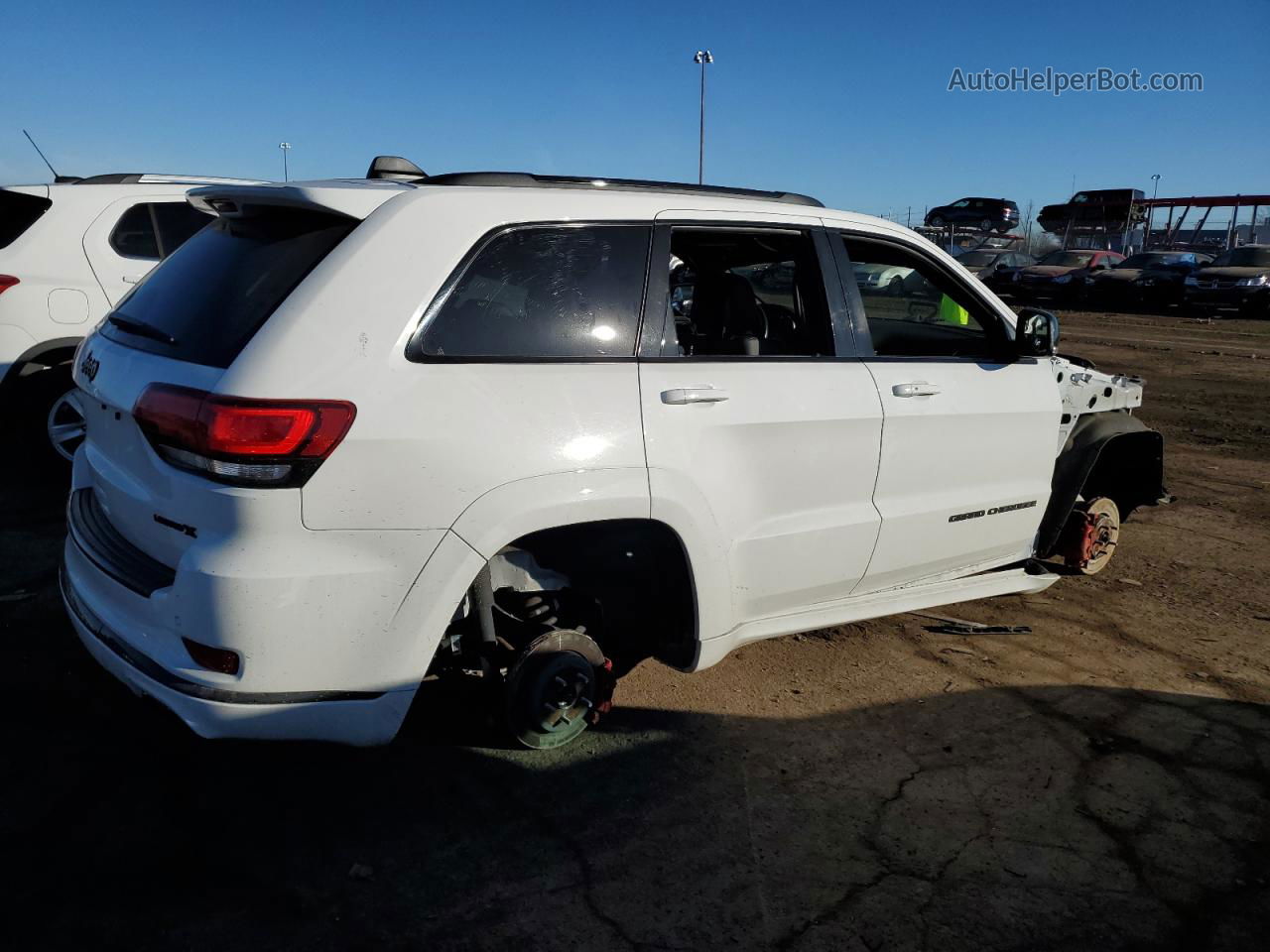 2021 Jeep Grand Cherokee Limited White vin: 1C4RJFBGXMC674324