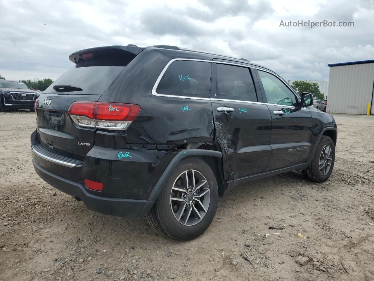 2021 Jeep Grand Cherokee Limited Черный vin: 1C4RJFBGXMC826943